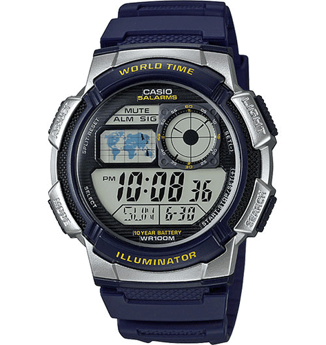 Casio AE1000W-2AV Analog-Digital Display Watch