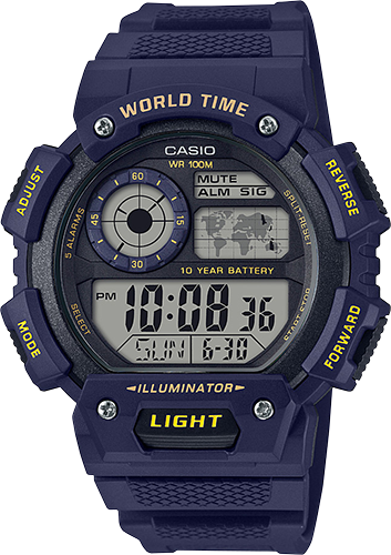 Casio AE1400WH 2AV Sports Watch Flora Inc